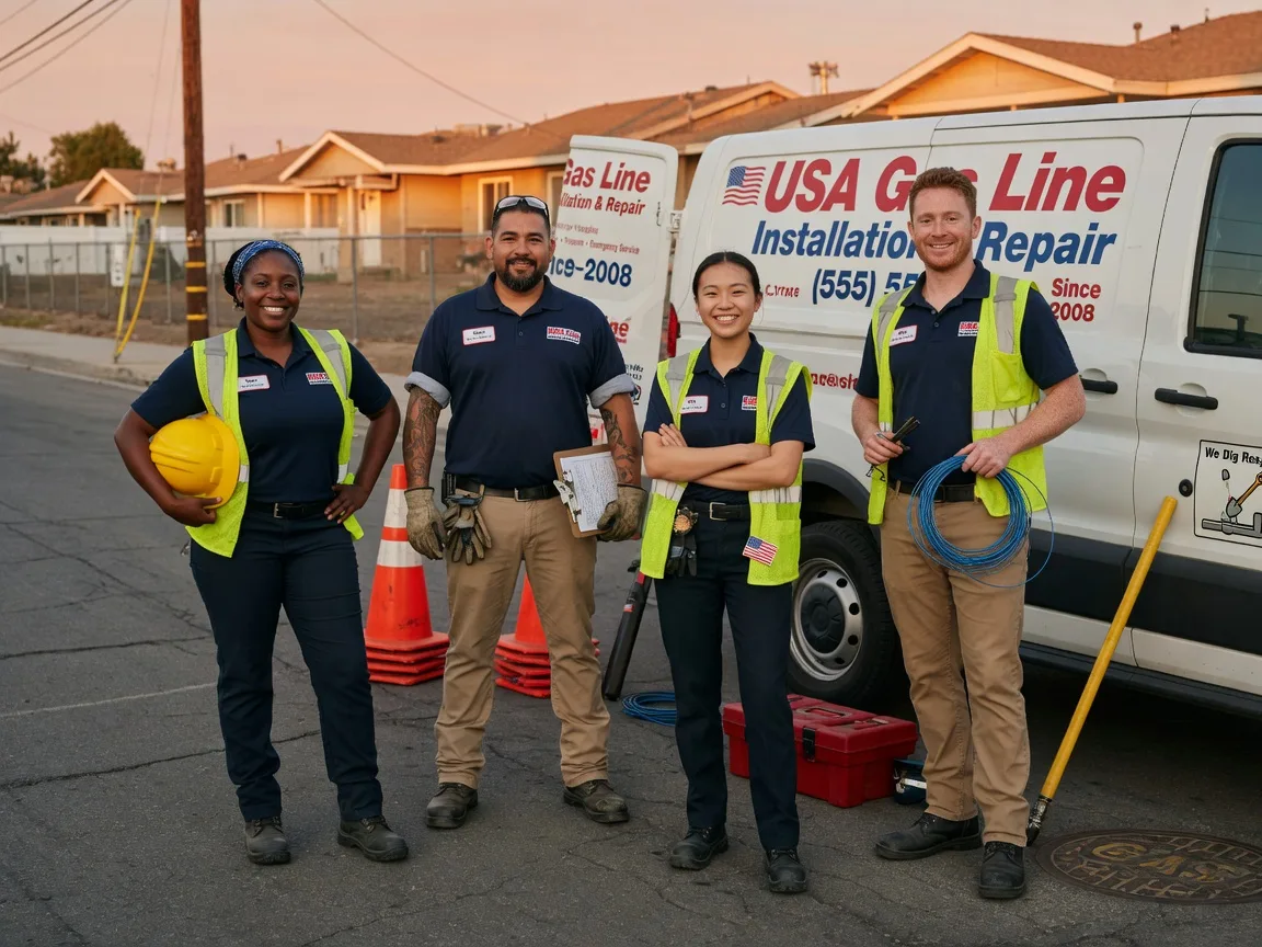Gas Line Installation company in Agency, IA